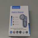 BEAUTURAL Fabric Shaver and Lint Remover, Sweater Defuzzer with 2-Speeds, 2 Replaceable Stainless Steel Blades, Battery Operated, Remove Clothes Fuzz, Lint Balls, Pills, Bobbles Gray