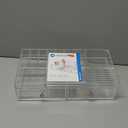 InterDesign 2 Drawer Cosmetic Organizer for Vanity Cabinet to Hold Makeup, Beauty Products, Clear