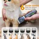oneisall Cat Clippers and Paw Trimmer 3 in 1 Cat Grooming Kit,Cat Clippers for Matted Hair,Cordless Kitty Shaver for Matted Long Hair,2 Speed Pet Clippers