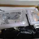 LED DRL Headlight Assembly, Headlights Kit Compatible with 1994-2001 Dodge Ram 1500/1994-2002 Ram 2500 3500(DON'T Fit SPORT Models or Ram VAN Models) Headlamp Chrome Housing Amber Reflector