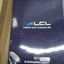 LCL Sublimation Paper Heat Transfer 150 Sheets 13 x 19 Inches Super Size Compatible with Inkjet Printer 120gsm