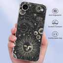 Vintage Zodiac Case for iPhone 17 AirWitchcraft Celestial Planets Pattern for Women Men, Cool Trendy Soft TPU Bumper Cover Case for iPhone 17 Air