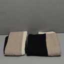 Decorative Textured Boucle Pillow Covers 20 x 20 Inch Neutral Accent Pillow Case for Couch Sofa Bedroom Living Room Home Decor,Cream/Oatmeal/Black (Pack of 2, Cover ONLY)