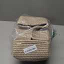 3-Pack Small Storage Baskets for Organizing | Woven Shelf Toy Basket | Rope Baskets for Gifts Empty | Closet Organizer Bins with Handles | Cube Decorative Box | 11.87.85.1 | Mixed brown