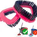 2 x Scrub Brush Head for O Cedar, 2 PC Cedar Spin Mop Scrubber Replace Head 1-Tank, Ocedar Scrubbing Brush Mop, O'cedar Replacement Attachment for Bathroom and Kitchen