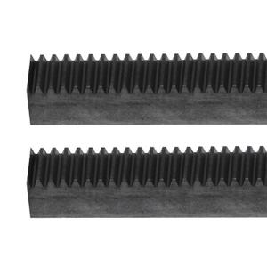 uxcell Steel Gear Rack, 2 Pcs 1.5Mod 500mm x 20mm x 20mm Total 3.3 ft Heavy Duty Straight Linear Spur Rack for Machines Automotive