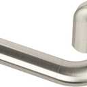 Umbra Twilight Curtain Rod Set Wrap Around Design Ideal for Blackout or Room Darkening Panels, 48 to 88 Inches, Nickel