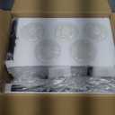 5-Light Black Bathroom Vanity Light, Modern Vanity Lighting Fixture for Bathroom, 31" Matte Light Fixture, Wall Sconces with Clear Glass Shade, Black Bathroom Wall Light Over Mirror