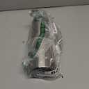 GIOGD silver water bottle, Diameter: 3.5", height: 9.25"