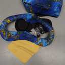 Silicone Cover Set Compatible with Meta Quest 3S Accessories, VR Protector Face Cover, Controller Grips, Front Shell Headset & Lens Protective for Oculus/Meta Quest 3s Accessories (Illusion Blue)