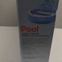 INTEX Swim Center Inflatable Family Lounge Pool: Built-In Bench Cup Holder 156 Gallon Capacity 90" x 86" x 31" Blue