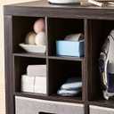 Quad Shelf Insert for Cube Organizers, Tobacco Oak 12.91" W x 15.12" D x 12.91" H