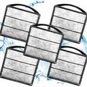 TARARIUM Aquarium Turtle Tank Filter 5pcs Low Water Level Power Filter Replacement Sponge Clip for IX-90 Filter