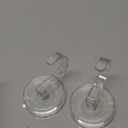 Clear Wreath-Hanger, 22 LB Strong Suction-Cup-Wreath-Hooks, 2 Pack Wreath-Door-Hanger Easter Halloween Christmas Decorations, Welcome Sign for Front Door Indoor Outdoor, Removable Holder Window Glass