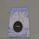 Selfie Monitor Screen for iPhone, Back Camera Preview with Remote, Plug and Play, No App Required, Magnetic Vlog Selfie Monitor Screen, 60FPS AMOLED Display for Live Stream TikTok YouTube - Off White