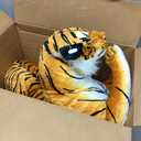 Syhood 32 Inch Large Tiger Stuffed Animal Tiger Plush Giant Tiger Toy, Suitable for Birthday Gifts