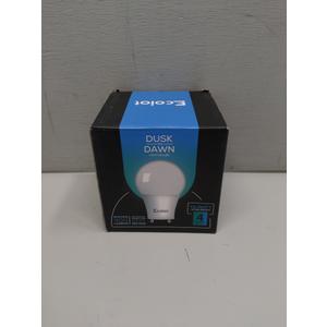 GU24 Dusk to Dawn Outdoor Light Bulbs,Light Sensor A19 LED Bulbs,Photocell Sensor, Automatic On/Off for Indoor/Outdoor Security Lighting,10Watt(90Watt Equivalent),2700K Soft White,4 Pack
