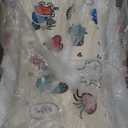 Portable Foldable Toddler Travel Bed  Air Layer Fabric Soft Foam Floor Crib with Safety Rails, No Assembly, Washable Cover, Compact Kids Sleep Solution for Home, Trips & Daycare, Cream