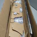 Kichler 30" 4-Light Vanity Bath Light in Brushed Nickel, Modern Bathroom Light with Clear Satin Etched Glass, (30" W x 8" H), 5338NIS