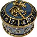 Handmade Zodiac Jewelry Box with Constellation Engraving, Unique Handcrafted Gift for Birthday, Anniversary, or Jewelry Storage, Resin Taurus