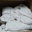 Beautyrest Ultra-Soft White Goose Feather Down Fiber Comforter Queen Size-100% Cotton Skin-Friendly Down Comforter-Luxury Hotel Style Duvet Insert Medium Weight for All Season,White (90" W X 90" L)