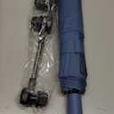 Beach Chair Umbrella with Adjustable Clamp, 45in UPF 50+ Portable Folding Sun Shade for Outdoor Camping Wheelchair,Travel, Stroller, Patio, Golf Carts Plant Shade(Chair Not Included) (Large, Dark Blue)