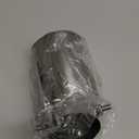 Dsycar Universal 1.5-2.25 Inch Adjustable Inlet Exhaust Tips, Bolt-On Design Chrome Plated Stainless Steel Exhaust Tailpipe Tips (Silver Curved)