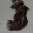 Fluffy Real Fox Fur Tail Keychain Tassel Bag Cosplay Toy Handbag Accessory Hook Pendant