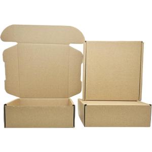 6 x 6 x 2 Inches Small Shipping Boxes 50 Pack Corrugated Cardboard Packaging Business Moving Mailing Box (Kraft)