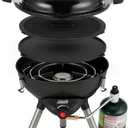 Coleman 4-in-1 Portable Propane Grill with 4 Cooking Attachments, Grill/Stove/Griddle/Wok with 7000 BTUs of Power for Grilling, Tailgating, Camping, BBQ, & More (Black)