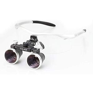 Dental Binocular Loupes 3.5 x 429mm Magnifier (Silver)