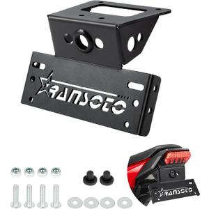 Motorcycle Fender Eliminator License Plate Mount Bracket Holder Compatible with Honda Grom MSX125 2022 2023 2024 2025 2026