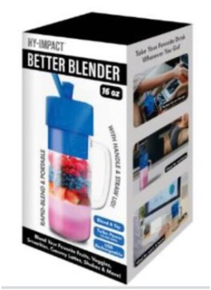 Better Blender Turbo Power USB Rechargeable 16 Oz