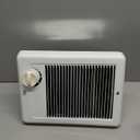 New Upgrade CSC151TW Electric Wall Heater - Fast & Efficient Heating with Built-in Thermostat, 1500W/120V, 5120 BTU, Complete Unit, White