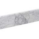 48 Inch Natural Marble Bidesplash for Bathroom Vanity Sink Top,Universal Bathroom Vanity Backsplashes,48 in. W x 4 in. H Backsplash in Carrara Marble