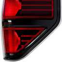 OKLPF rear brake tail light compatible with 2009 2010 2011 2012 2013 2014 ford f150,replacement red taillight assembly red smoked tail light,includes a luxurious box,right passenger side