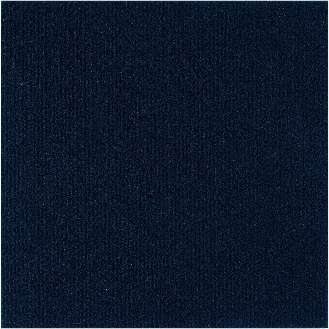 Nexus Self Adhesive 12-Inch Carpet Floor Tiles, 12 Tiles - 12" x 12", Navy Blue - Peel & Stick, DIY Flooring for Kitchen, Dining Room, Bedrooms & Bathrooms by Achim Home Decor
