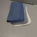 POLYTE Premium Microfiber Kitchen Dish Hand Towel Waffle Weave 12 Pack (16x28 in, Dark Blue, Gray, Off White)