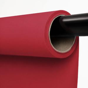 Kate Seamless Paper Backdrop Red Paper Backdrop Seamless Backdrop Paper Rolls (53''x32.8' Scarlet)