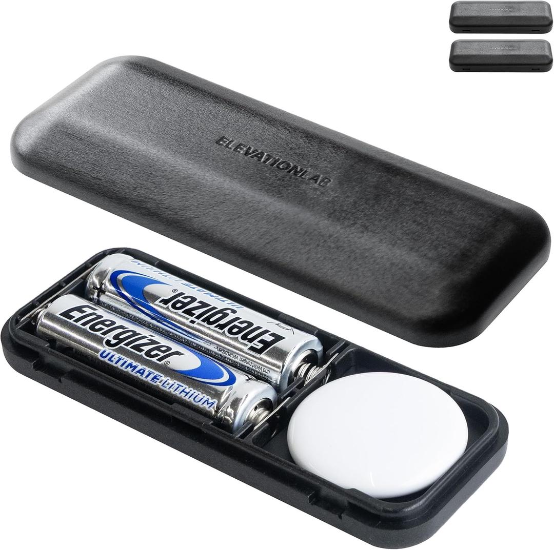 Elevation Lab AirTag Battery 10-Year Compact - Uses AA Batteries - 14x More Capacity Than CR2032 TimeCapsule | CR 2032 Battery Replacement (2 Pack)