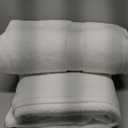 Madison Park 800GSM 100% Cotton Luxurious Bath Towel Set Highly Absorbent, Quick Dry, Hotel & Spa Quality for Bathroom, 34" x 68", White 2 Piece