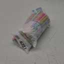 Jacent Flexible Disposable Drinking Straws, Bendable Plastic Neon Straws: 125 Count per Pack, Fun Bendy Kids Straws, Great For Summer Drinks, Crafts, Parties, And More