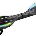 Razor Black Label RipStik Ripster Light UpTwo Wheel Caster Board with Multi-Color LED Lights, Compact and Lightweight, for Kids and Teens