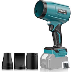 Cordless Leaf Blower Compatible with Makita 18V Battery (Tool Only), 800,000 RPM Brushless Turbo Jet Blower up to 60m/s Airflow, Lightweight 1.5 lbs Handheld Dust Cleaner for Patio, Lawn & Garage