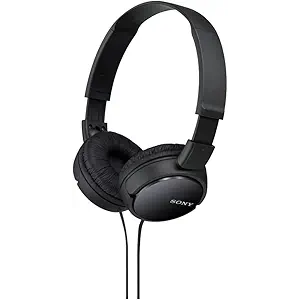 Sony ZX Series Wired OnEar Headphones, Black MDRZX110