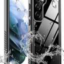 MOZOTER for Samsung Galaxy S21 Plus Case Waterproof,[IPX8 Underwater Case][Full Body Shockproof & Military Dropproof] Clear Sound Quality Built-in Screen Protector for Samsung S21 Plus 6.7 inch-Black