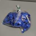 100 Colored, Lightweight Disposable Wristbands - Concert, Club & Event Entrance (Blue)