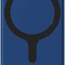Secure Card Holder Double Magnet Grip Pocket Friendly Magnetic Wallet Secure Card Storage for Phone 16/15/14/13/12 (Blue)