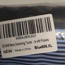 GIISAM Men's Swim Trunks, Bathing Suit 4 inch Inseam Quick Dry Swimsuit Beach Board Shorts with Compression Liner, XL