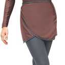 FYMNSI Women Modest Burkini Swimsuits Muslim Swimwear Full Body Islamic Swim Tops Pants Hijab 4 Piece Rash Guard Medium